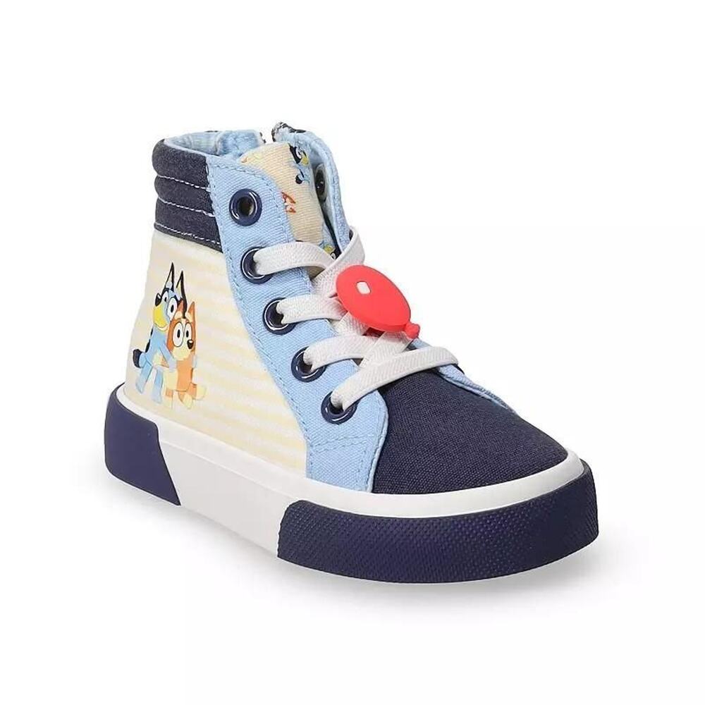 Bluey Toddler Boy High Top Sneakers, Toddler Boy's, Size: 5 T
